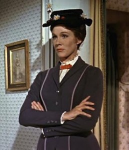Julie Andrews in Mary Poppins, www.greatamericanthings.net