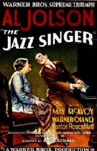 Poster for The Jazz Singer, www.greatamericanthings.net