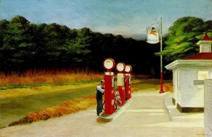 Gas by Edward Hopper, www.greatamericanthings.net